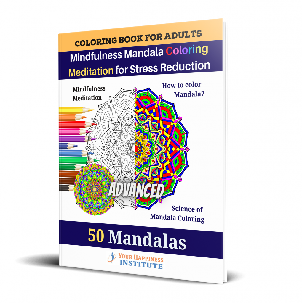 Mindfulness Mandala Coloring Meditation - Advanced - YourHappinessInstitute.com
